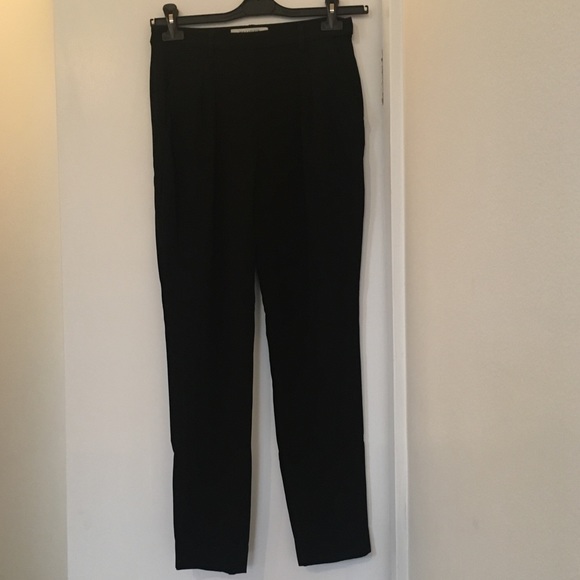 MM.LaFleur Black Straight Leg Work Pants - Picture 1 of 3